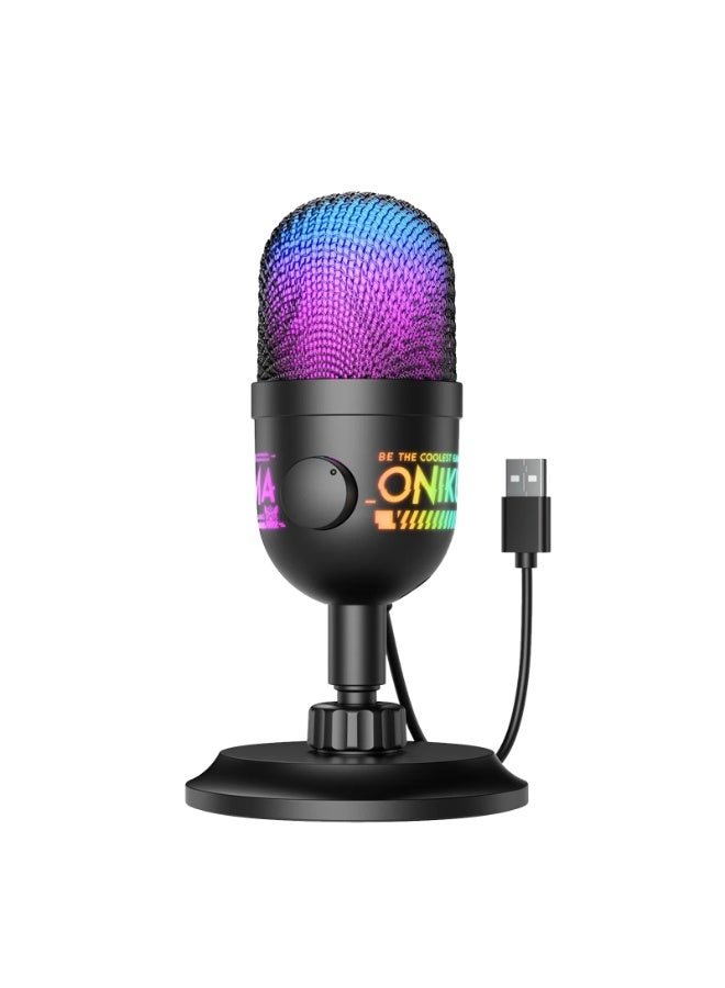 onikuma M930 Studio RGB Microphone with 48KHz Capture & Smart Monitoring - Image 1